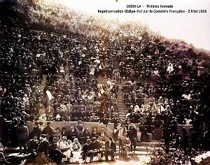 Djemila - Theatre Romain - Oedipe-Roi par la Comedie Francaise - - 2 Mai 1926 - 01 